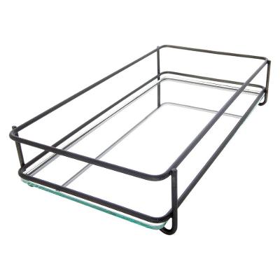 Bandeja Hara Fence Black Matte 10 X 20cm