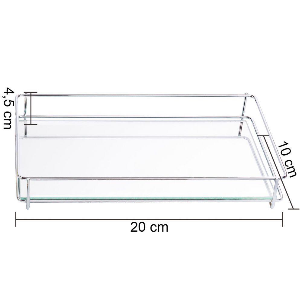 Bandeja Hara Fence Cromada 10 X 20cm - 3