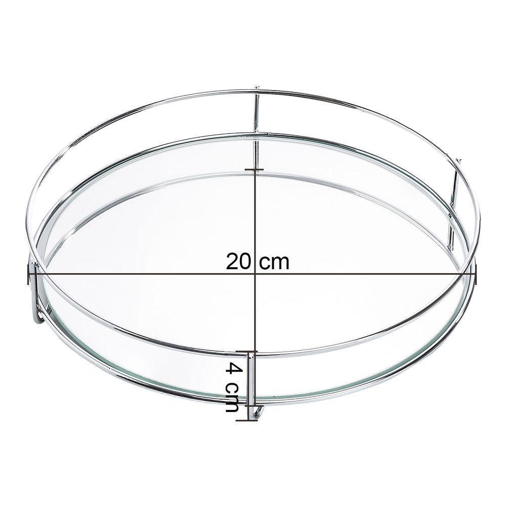 Bandeja Hara Fence Cromada Redonda 20cm - 5