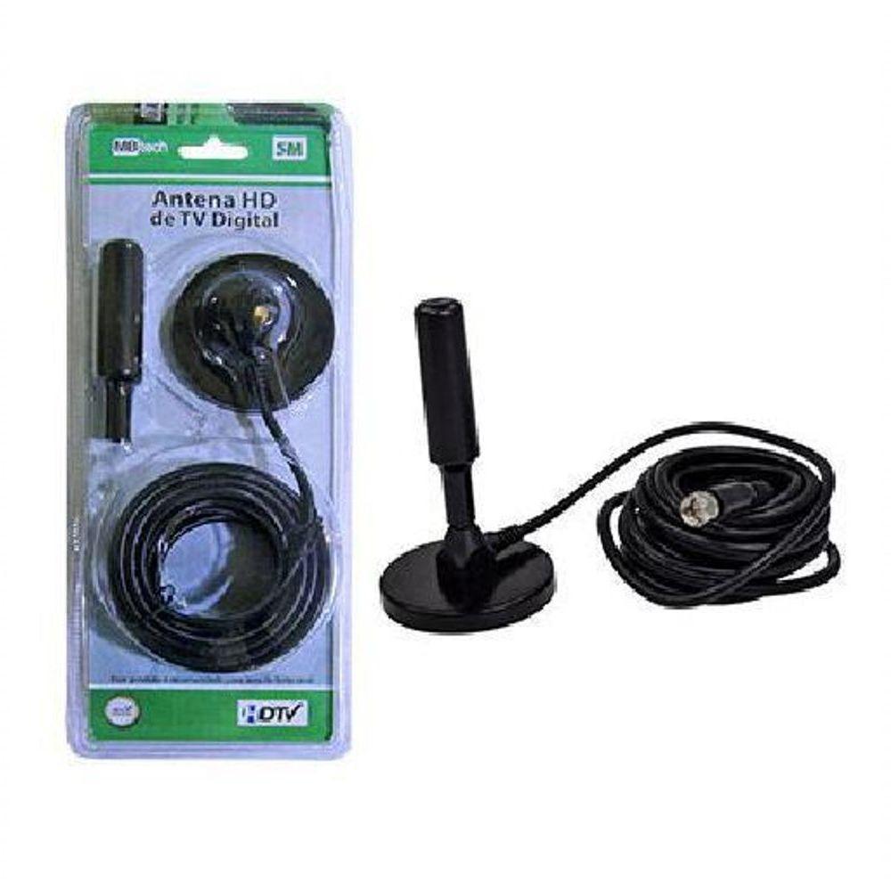Antena Interna Externa Hd Digital 3,5 Dbi 5M - 1