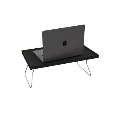 Bandeja Multiuso com Suporte para Notebook Bisart Laca Preto