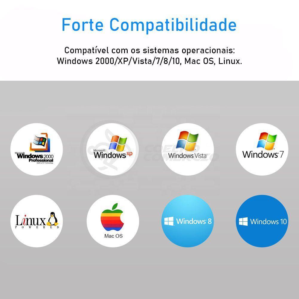 Antena Usb 2.0 Receptor De Wifi Wireless Internet Sem Fio 1200Mbps 802.Inn Pc Notebook 49 - 10