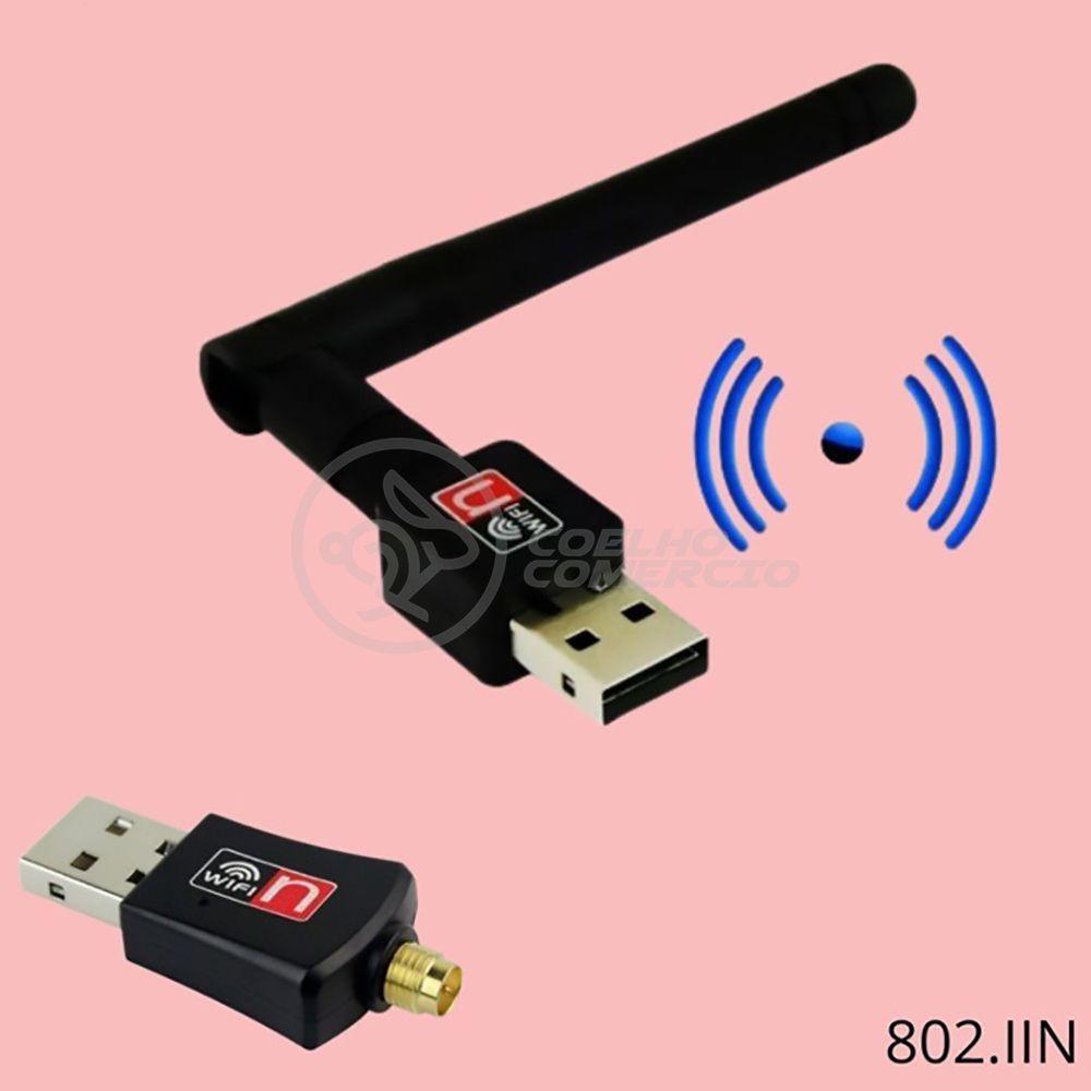 Antena Usb 2.0 Receptor De Wifi Wireless Internet Sem Fio 1200Mbps 802.Inn Pc Notebook 56 - 8