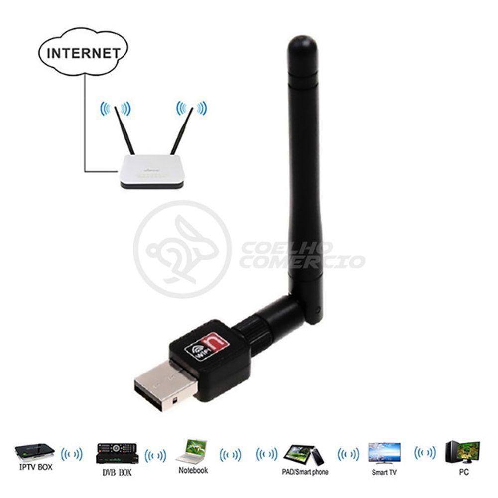 Antena Usb 2.0 Receptor De Wifi Wireless Internet Sem Fio 1200Mbps 802.Inn Pc Notebook 35 - 1