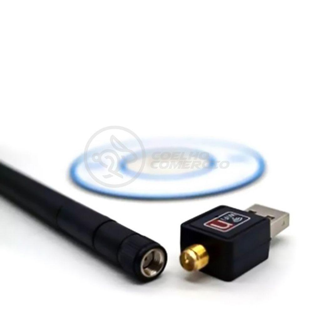 Antena Usb 2.0 Receptor De Wifi Wireless Internet Sem Fio 1200Mbps 802.Inn Pc Notebook 11 - 1