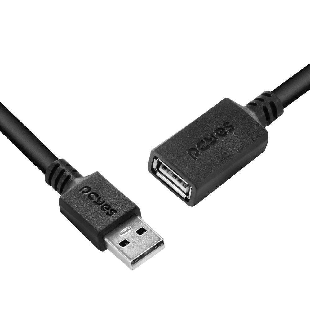 Cabo Extensor Usb A 2.0 Macho Para Usb A 2.0 Femea 28Awg Puro Cobre 1 Metro - Puamf2-1 - 2