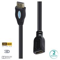 Cabo Extensor Hdmi 2.0 4K Ultra Hd 3D Conexao Ethernet 2 Metros - H20F-2 - 2