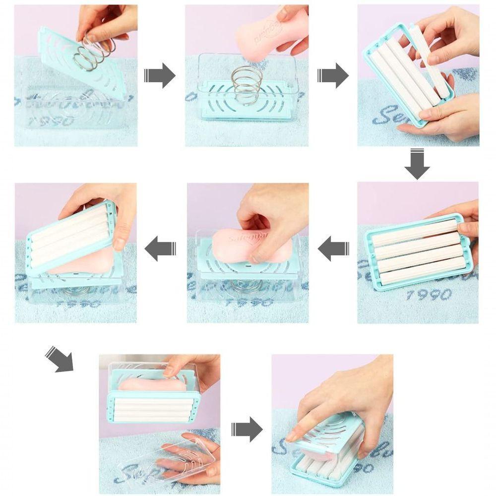 Escova Dispenser Saboneteira Multiuso 2X1 - 4