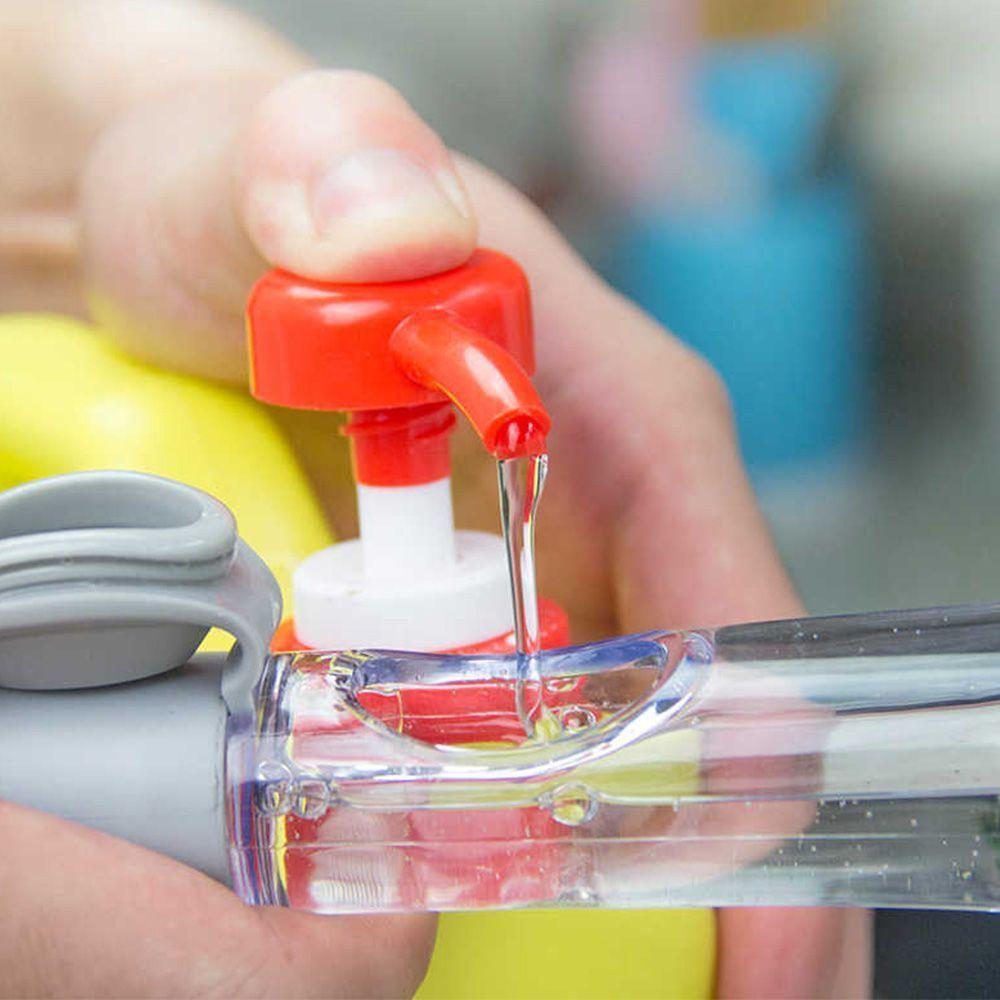 Escova Limpeza 2 Em1 Dispenser Detergente Esponja Lava Louça - 3