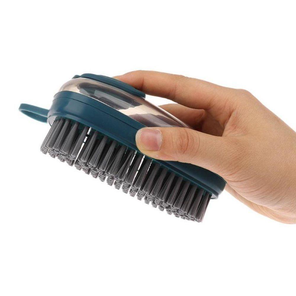 Escova Dispenser 3 Em 1 Limpeza Multifuncional Limpa Roupas Louças - 3