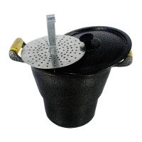 Cuscuzeiro Panela Alumínio Fundido Craqueado Preto N20 - 1