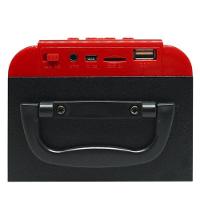 Caixa de Som Portátil Bluetooth Mp3 Usb Radio Fm 6w Grasep D-bh1065 Vermelha - 5