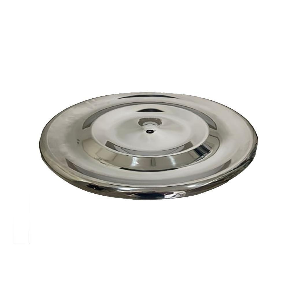 Fruteira Em Inox Bandeja Redonda Travessa Grande 50cm Allene - 4