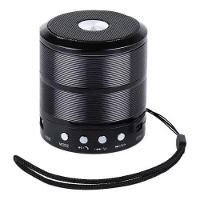 Mini Caixa Caixinha Som Portátil Bluetooth Mp3 Fm Sd Usb 887 Preta - 1