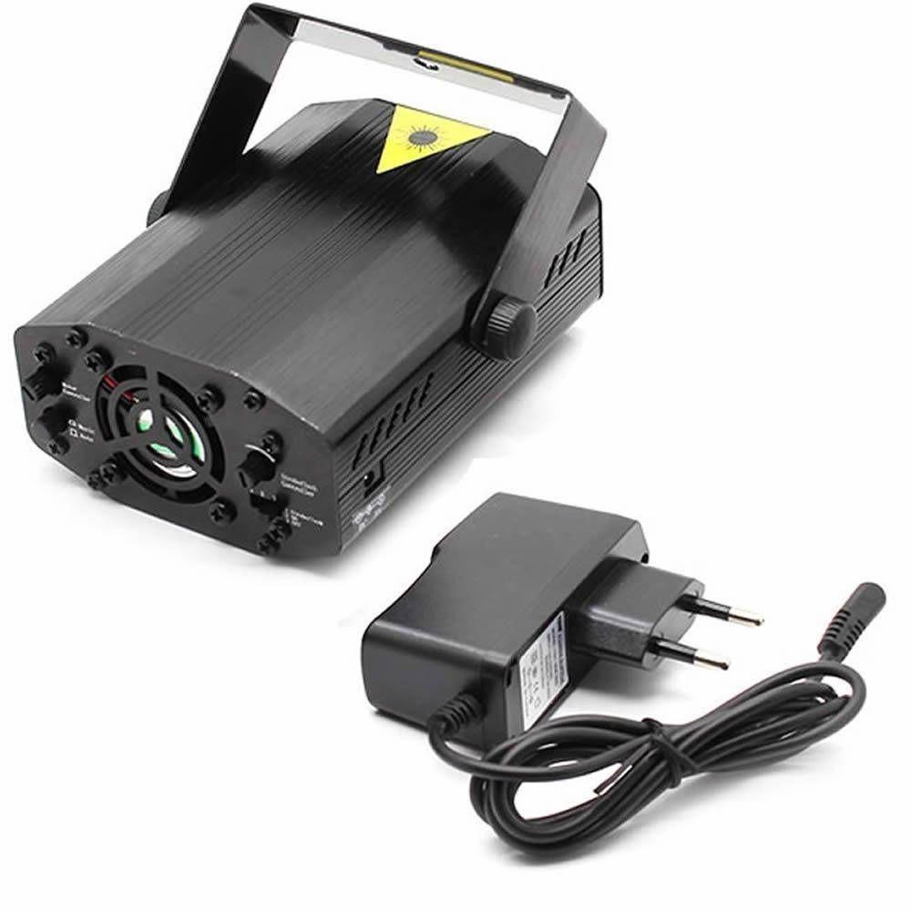 Mini Projetor Laser Canhão de Luz Efeitos Holográfico 150mw Iluminação para Festa - 9