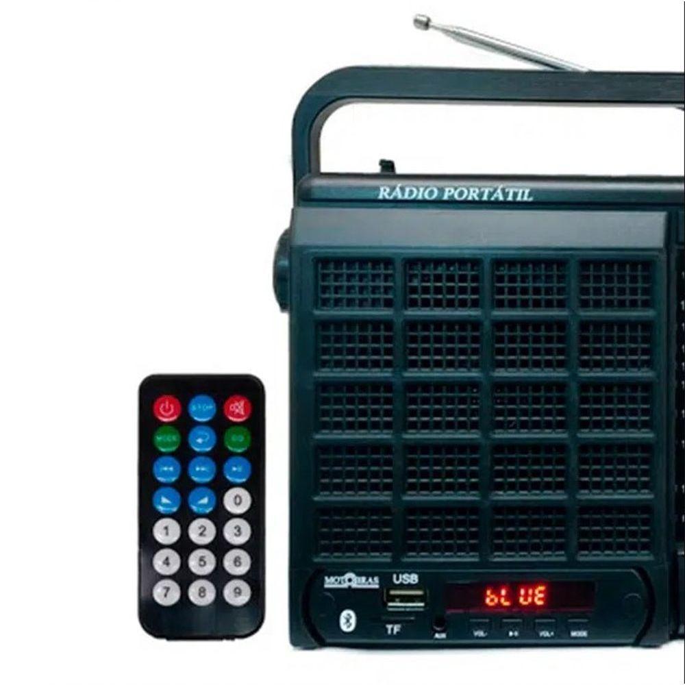 Radio Portatil 7 Faixas Am/Fm/Oc 1000W Bluetooth Rmpu32Ac Motobras - 3