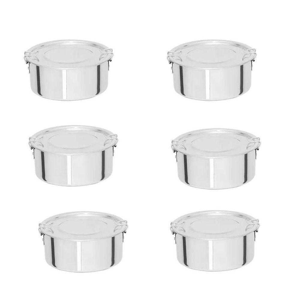 Kit de Marmita Redonda de Alimento 0,5 Litros - 1