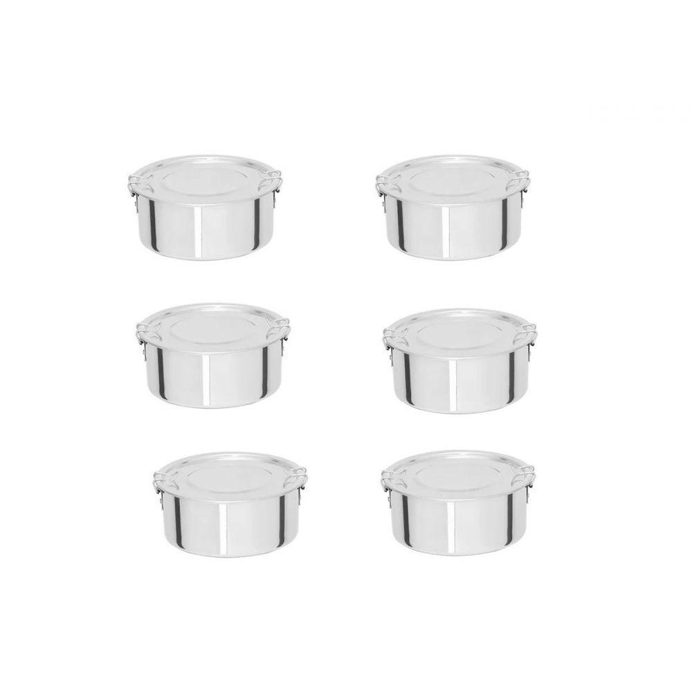 Kit de Marmita Redonda de Alimento 0,5 Litros - 3