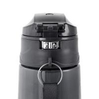 Kit Fitness Bolsa Térmica Com Marmita 2 Andares E Garrafa Preto/marrom - 25