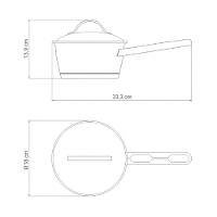 Panela Allegra Aço Inox Fundo Triplo Fogões De Indução 16 Cm 1,5 L - Tramontina 62651161 - 5