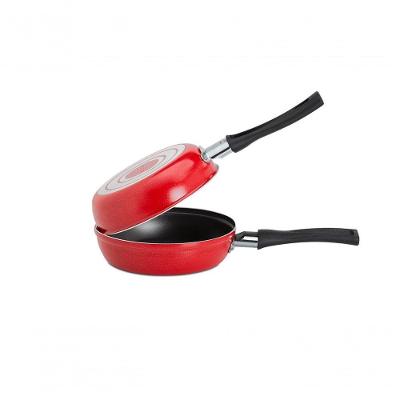 Omeleteira Antiaderente Pro-flon 18 Cm 0,7 L Linha Garlic Brinox Vermelho