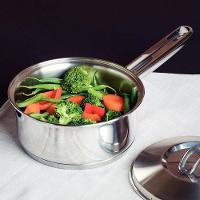 Panela Em Aço Inox Linha Solar Fundo Triplo 16 Cm ø 1,4l Pit7 - Tramontina 62501160 - 2