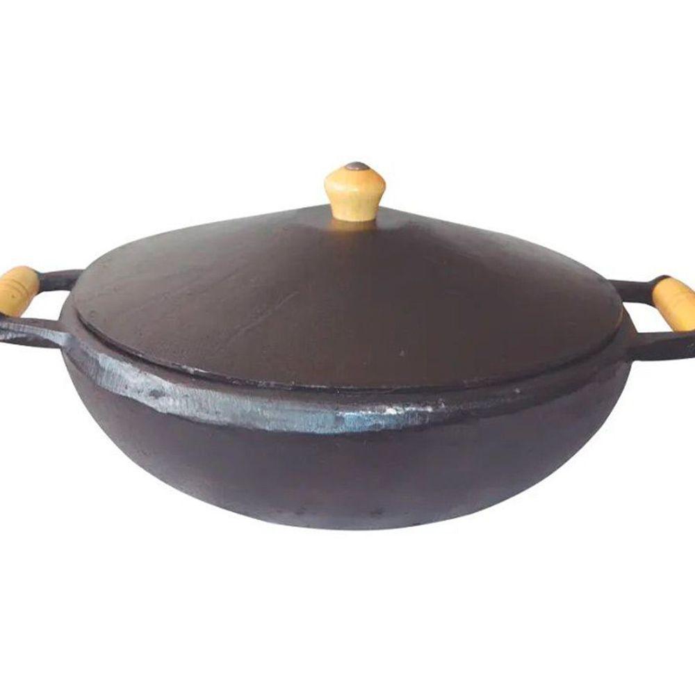 Panela Ferro Fundido Muqueca Grande 4 Litros Rig Fundidos - 1