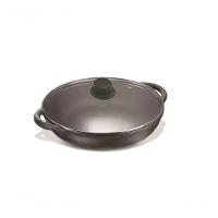 Panela Parmegiana De Ferro Fundido Com Tampa De Vidro 20Cm. - 1