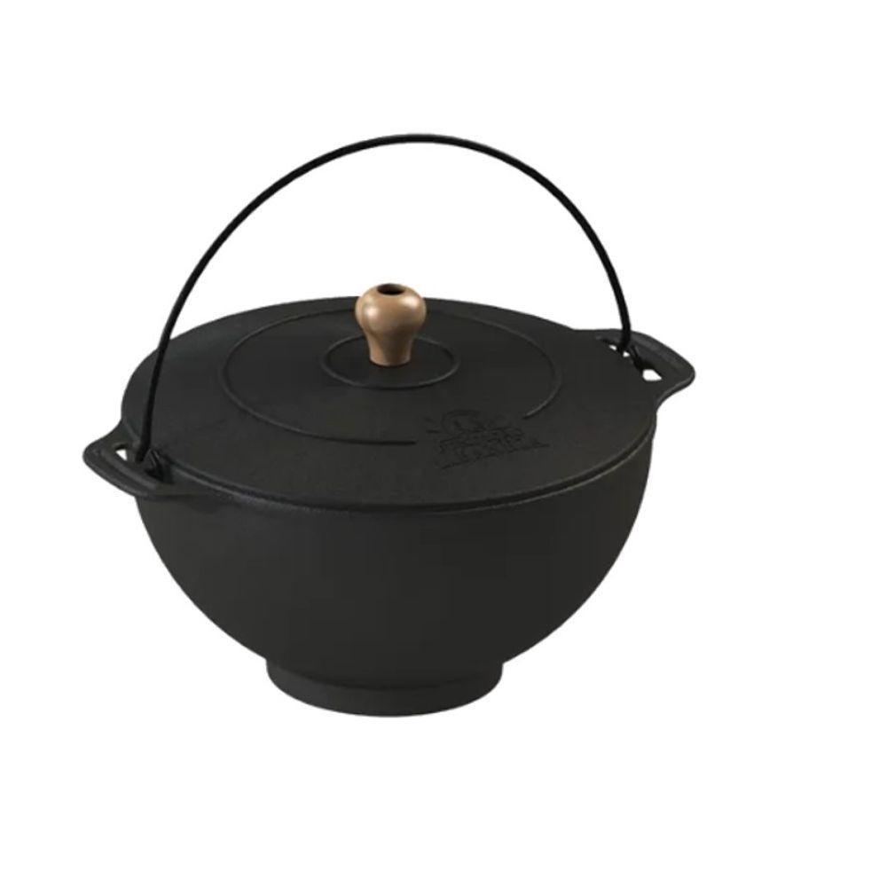 Panela Polenteira Ferro Fundido Tampa Ferro Libaneza 5,1 Lts - 1