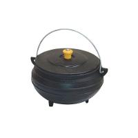 Panela Tripé de Ferro Fundido com Tampa Capacidade 8 Lt - 1