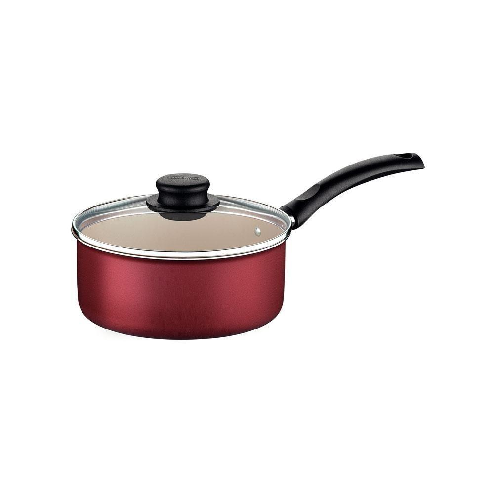 Panela Turim Alumínio Antiaderente Vermelho 16cm 1,4l Ptv3 - Tramontina 20262716 - 1