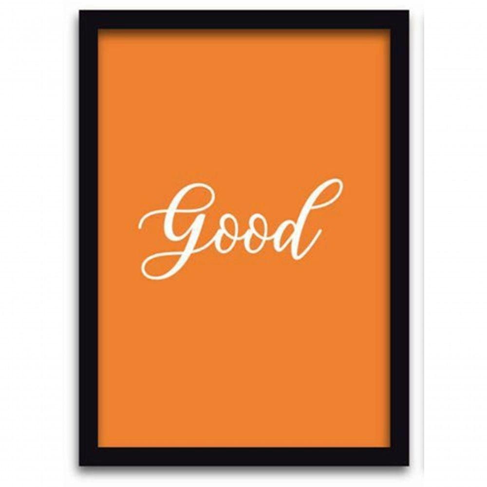 Quadros Decorativos 3 Peças 40x60 Good Vibes Moldura Preta - 7