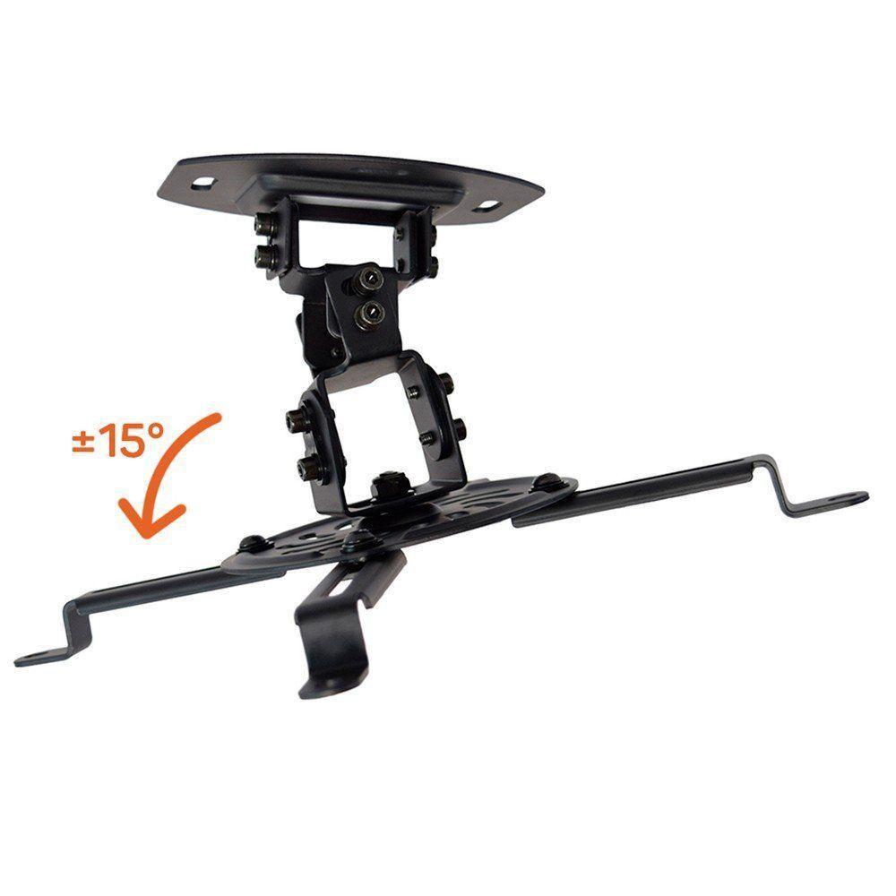 Suporte Para Projetor De Teto Modelo Pro100 Elg Preto - 4