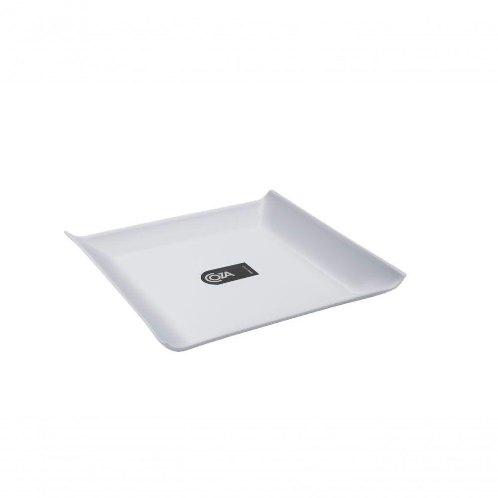 Prato Quadrado Casual Pequeno Cozy 16 X 16 X 2,5 Cm Branco Coza - 1