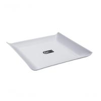 Prato Quadrado Casual Grande Cozy 20,6 X 20,6 X 2,6 Cm Branco Coza - 1