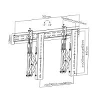 Suporte Para Videowall De Parede Tv 37 A 70 C/ Sistema Pop-out Lvw02-46t Elg - 5