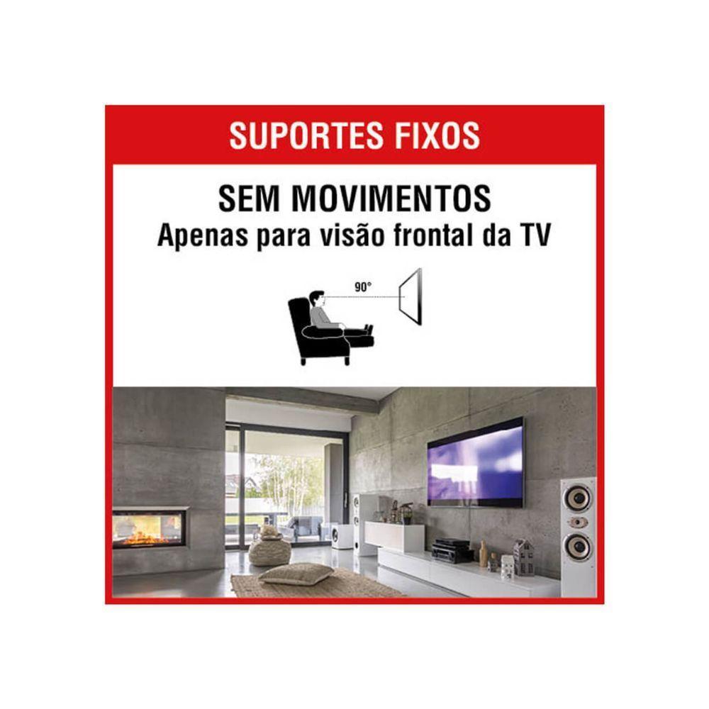 Suporte Para Tv Universal Fixo 10-100" Sbru750 - Brasforma - 3