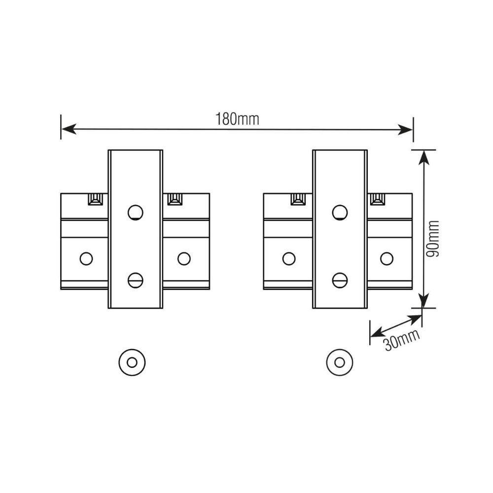 Suporte Para Tv Preto Led/lcd/plasma 10-85" Sbrub758 - Brasforma - 1