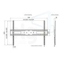 Suporte Tv Fixo De Parede 55 A 100 N01v8 Elg Telas Grandes - 7