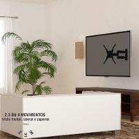 Suporte Tri-articulado Brasforma Para Tv De 10 A 55 Smart Tv, Led, Lcd, Plasma, 3d - 5