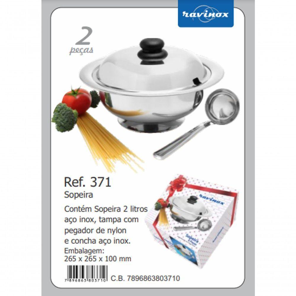 Sopeira 2 Litros Com Concha Ravinox 000371 - 3