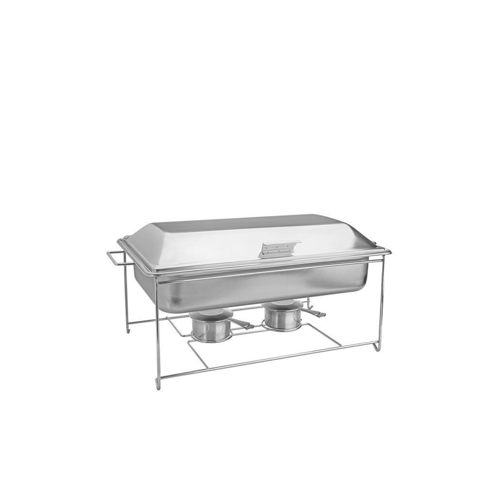 Rechaud Banho Maria Em Aço Inox 9,06 L Com Fogareiro - 5