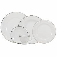 Aparelho De Jantar 30 Peças Pomerode Prata Schmidt - 1