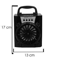 Caixa Caixinha Som Portátil Bluetooth Mp3 Usb Radio Fm Auxiliar 8w Preto - 3