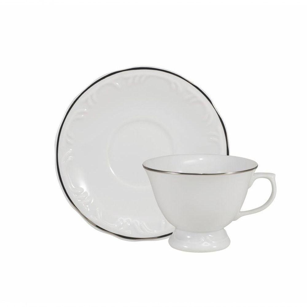 Aparelho De Jantar 42 Peças Pomerode Prata Schmidt - 5