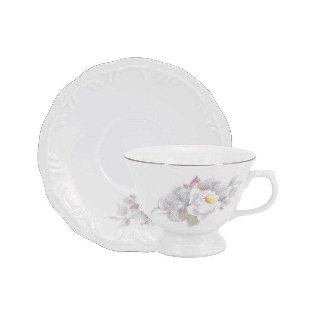 Aparelho De Jantar 42 Peças Vitória Schmidt - 6