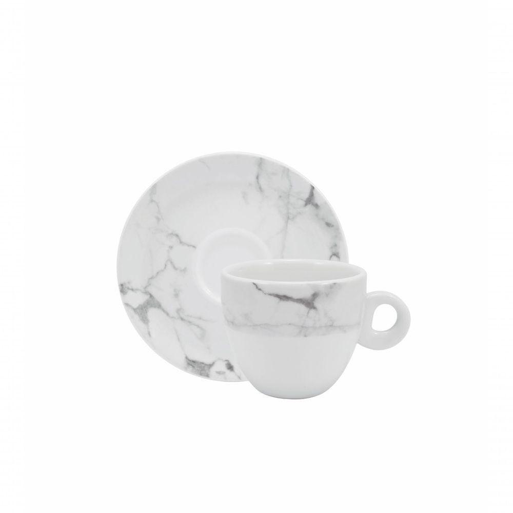 Aparelho De Jantar 42 Peças Mármore Cinza Schmidt - 10