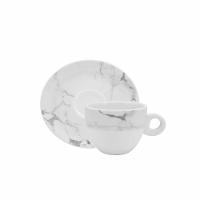 Aparelho De Jantar 42 Peças Mármore Cinza Schmidt - 9