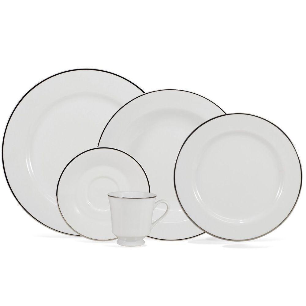 Aparelho De Jantar 30 Peças Itamaraty Prata Schmidt - 1