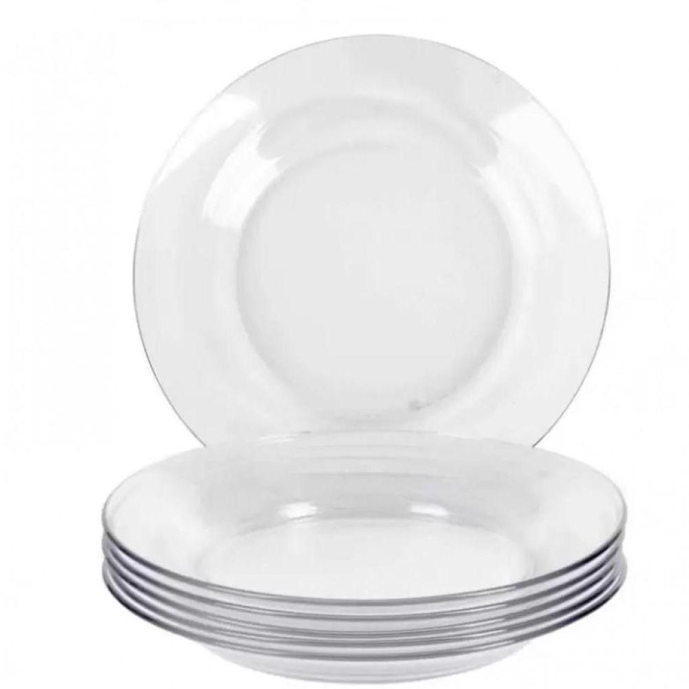 Conjunto De Pratos Fundo Astral Vidro Duralex - Nadir - 1